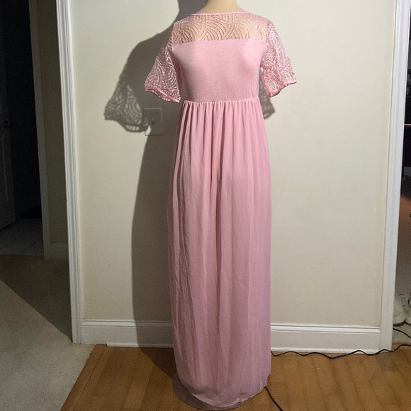 Mesh Sweetheart Maxi Dress - Picture 2 of 2